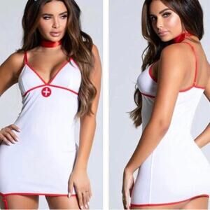 Yandy Sexy Nurse Costume Medium Halloween NWOT - DRESS ONLY!